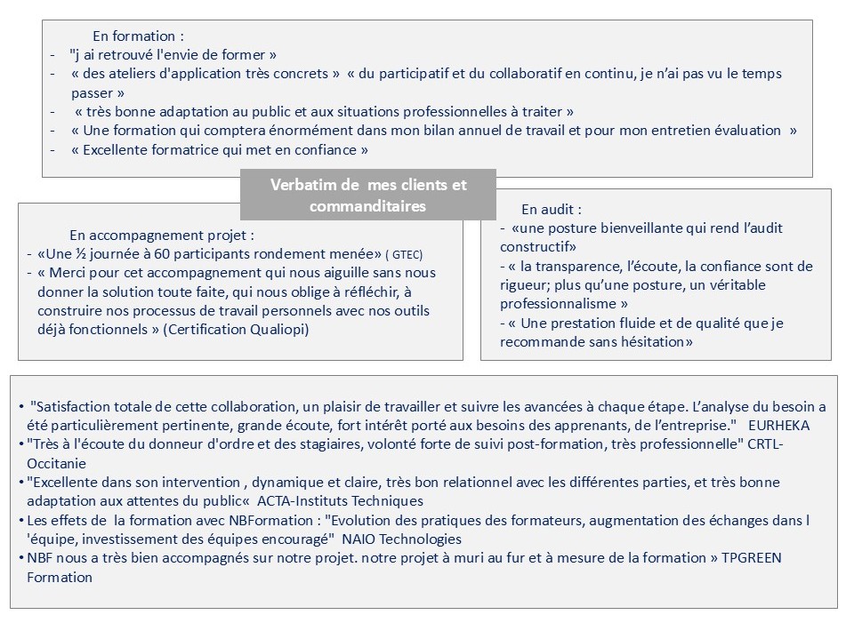 Verbatims  NBF commanditaires revue